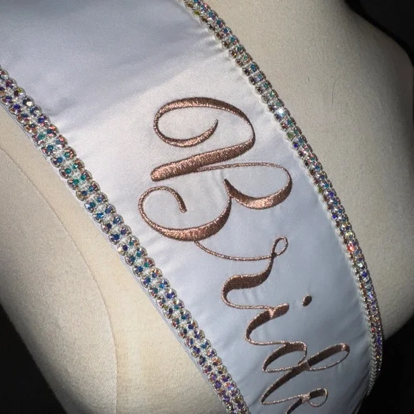 The Radiant 'Bride-To-Be' Sash By The Sash Company - Picture 5 of 12